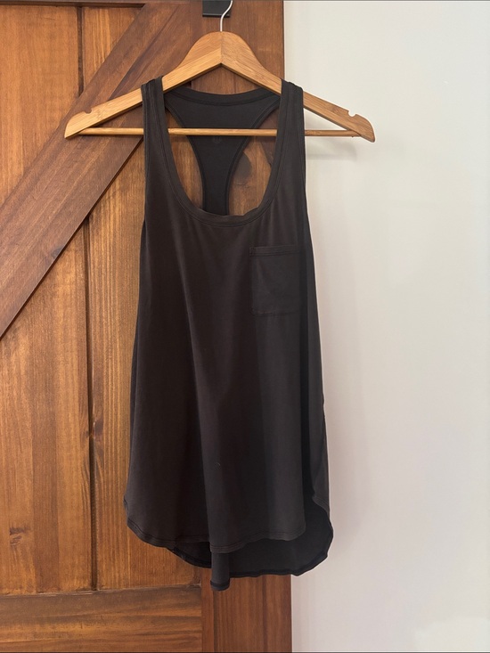 lululemon athletica Tops - Lululemon Black Racerback Pocket Tank